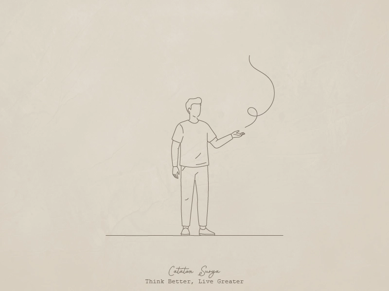 Ilustrasi fase melepas dan keberanian bertumbuh