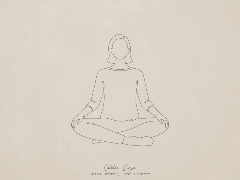 Ilustrasi fase menerima dan berdamai dengan diri sendiri