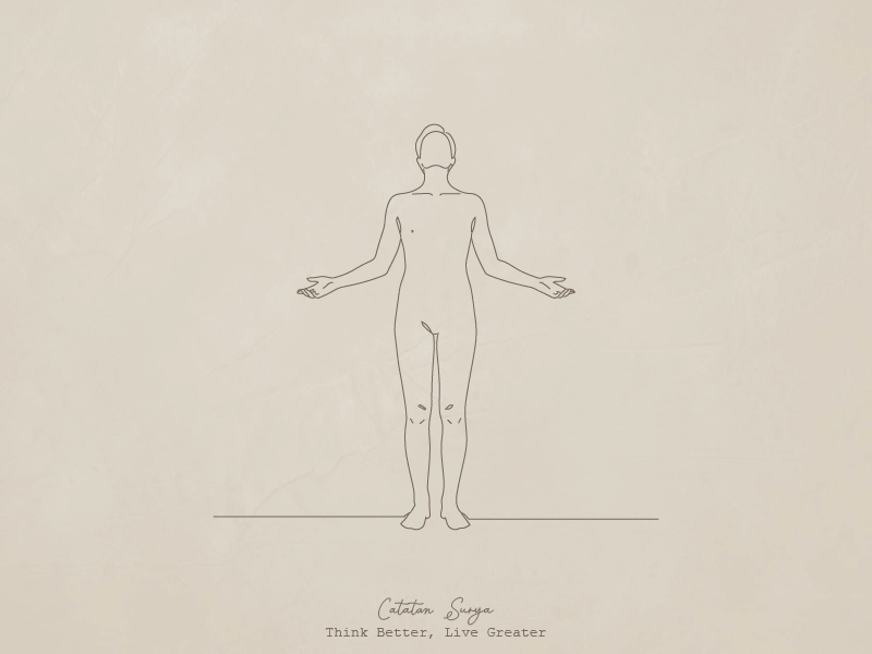 Ilustrasi fase open minded dan pikiran yang terbuka